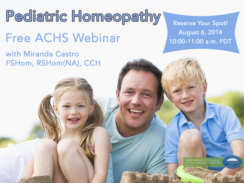 Pediatric Homeopathy Webinar
