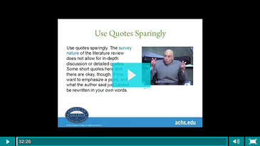 Dr. Cronin - How To Write a Literature Review Like a Pro